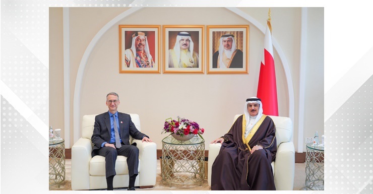 رئيس مجلس النواب يستقبل سفير الولايات المتحدة الأمريكية لدى مملكة البحرين