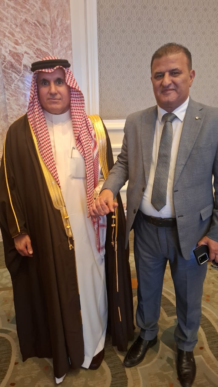 رئيس اتحاد الإعلاميين الأفريقي الأسيوي يلتقي بالمندوب الدائم للسعودية بالجامعة العربية لمناقشة دعم الإعلام والمرأة الفلسطينية