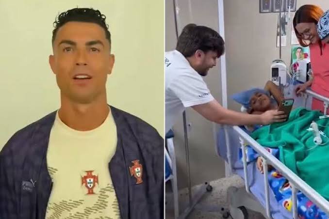 رونالدو يحقق أمنية طفل فنزويلي نجا من الزلزال برسالة مؤثرة