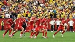 سويسرا تبلغ ربع نهائي كأس العالم بركلات الترجيح على حساب كولومبيا